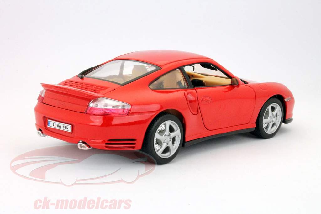 保时捷911（996）涡轮增压2000年红1:18威力
