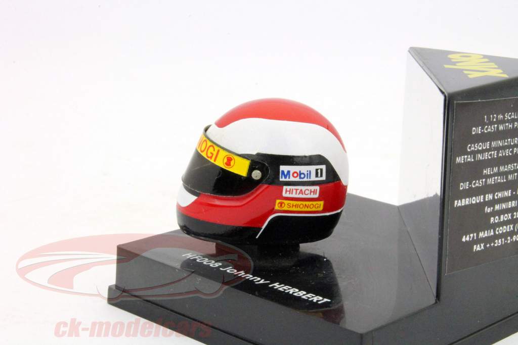ジョニー·ハーバートフォーミュラ1ヘルメット1時12オニキス