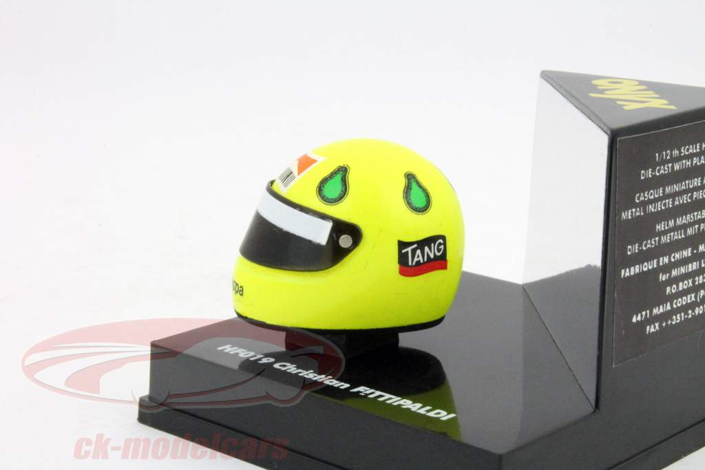 クリスチャン·フィッティパルディフォーミュラ1ヘルメット1時12オニキス