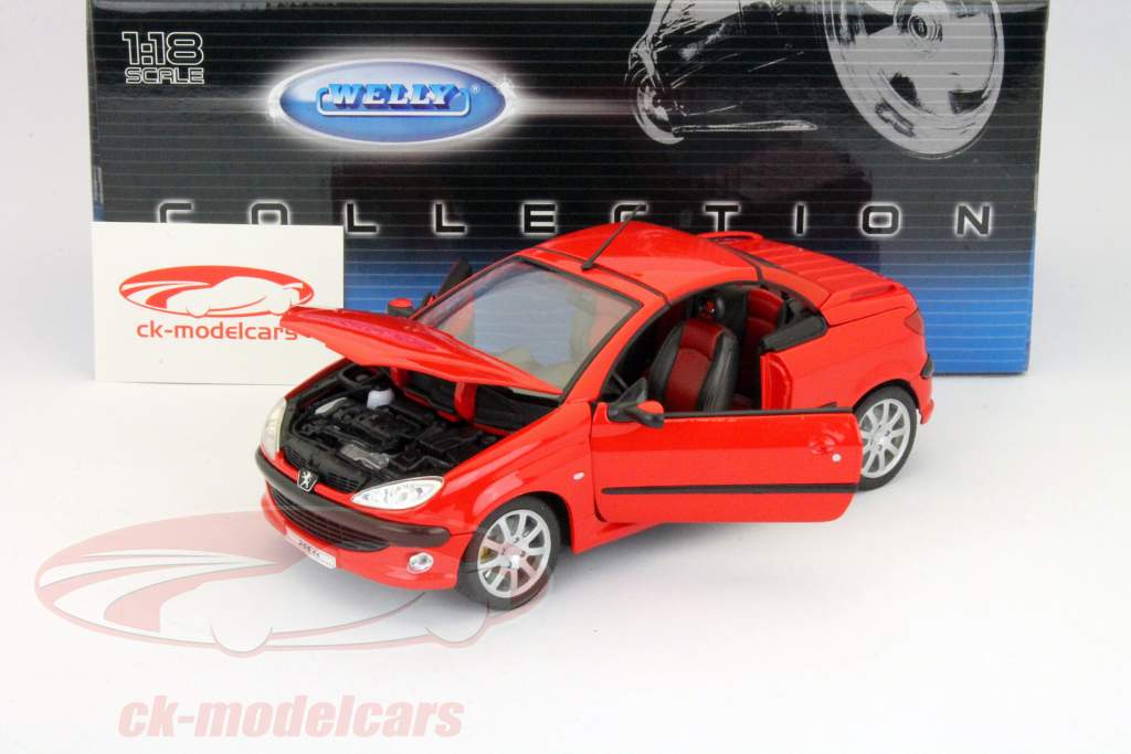 未開封 WELLY PEUGEOT 206CC 1:18 Collection 未開封 WELLY PEUGEOT 206CC 1:18 Collection