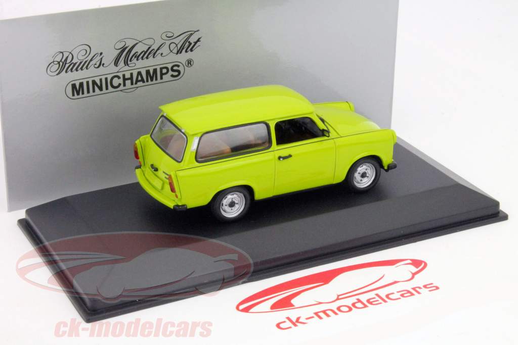 Trabant 601 S Ano Universal 1985 Reed verdes 1:43 Minichamps