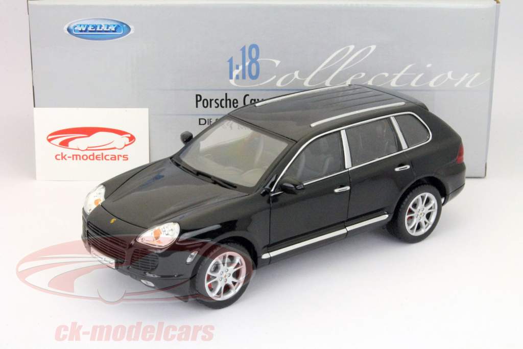 保时捷 Cayenne 涡轮 黑色 1:18 威力