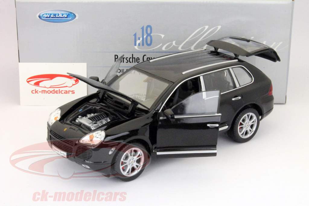 保时捷 Cayenne 涡轮 黑色 1:18 威力