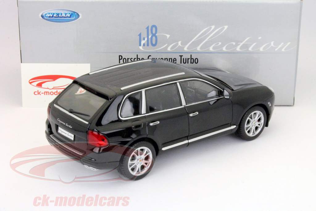 保时捷 Cayenne 涡轮 黑色 1:18 威力