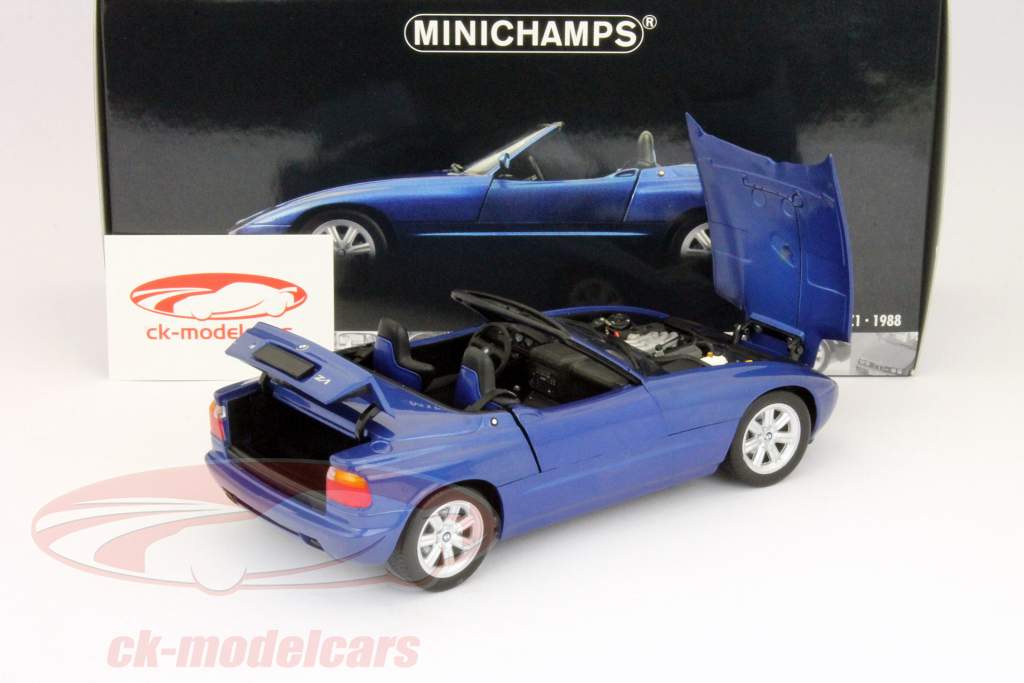 ミニチャンプス BMW Z1 1988 ブラック autoart 京商 BMW Z1 Black Metallic 1/18 Minichamps Model - Used Quality