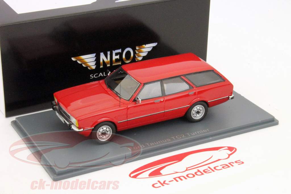 福特陶努斯TC2比赛GL年份1976红1:43新