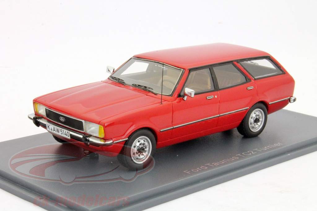 福特陶努斯TC2比赛GL年份1976红1:43新