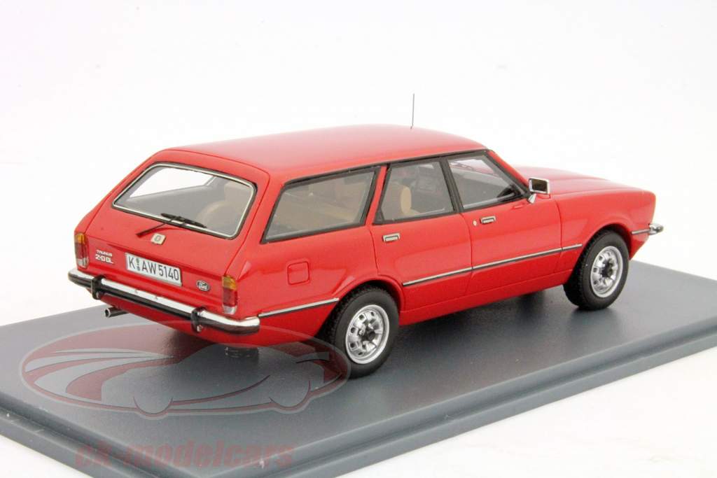 福特陶努斯TC2比赛GL年份1976红1:43新