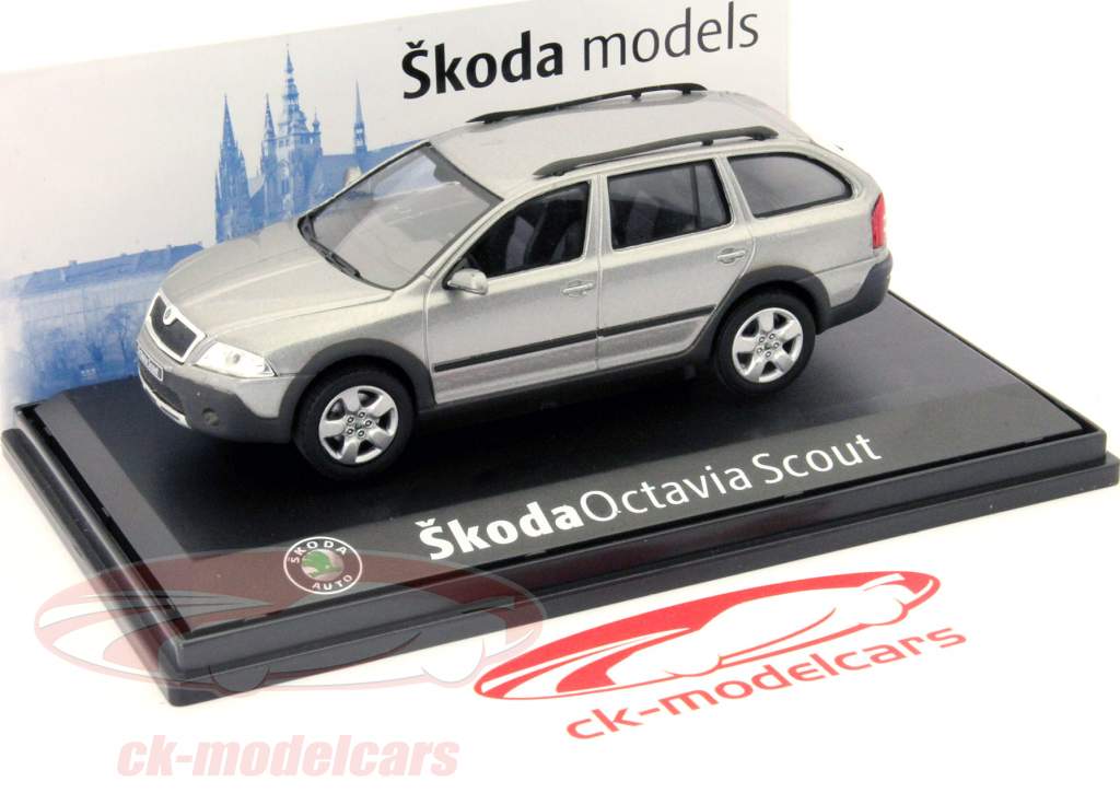Skoda Octavia Scout Combi year 2007 cappuccino beige metallic 1:43 Abrex