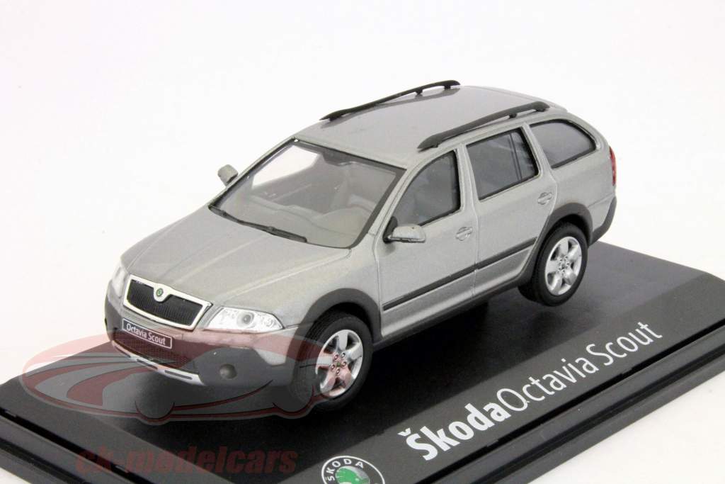 斯柯达明锐斥候地产2007年卡布奇诺米色金属1:43 Abrex
