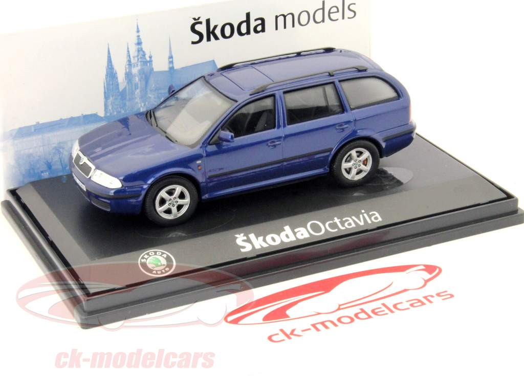 Skoda Octavia Combi Año 2000 Azul 1:43 Abrex