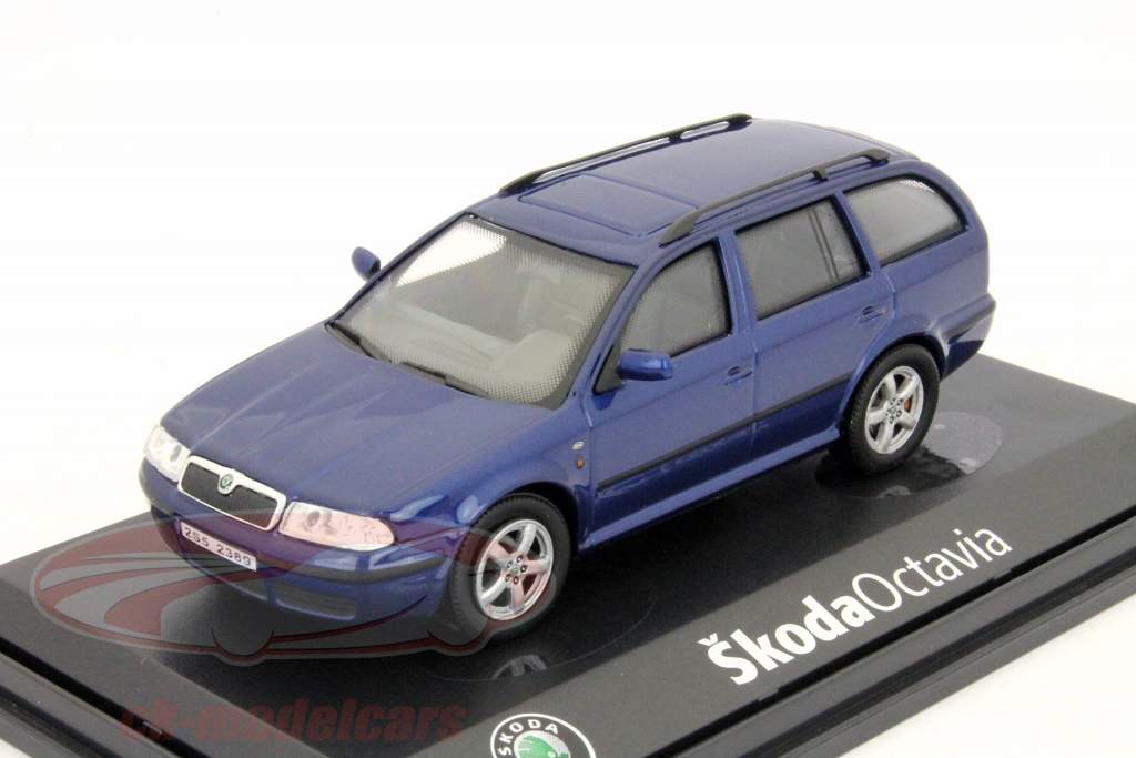 Skoda Octavia Combi year 2000 blue 1:43 Abrex