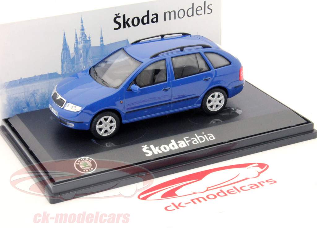 Skoda Fabia Combi anno 1999 hellblau 1:43 Abrex