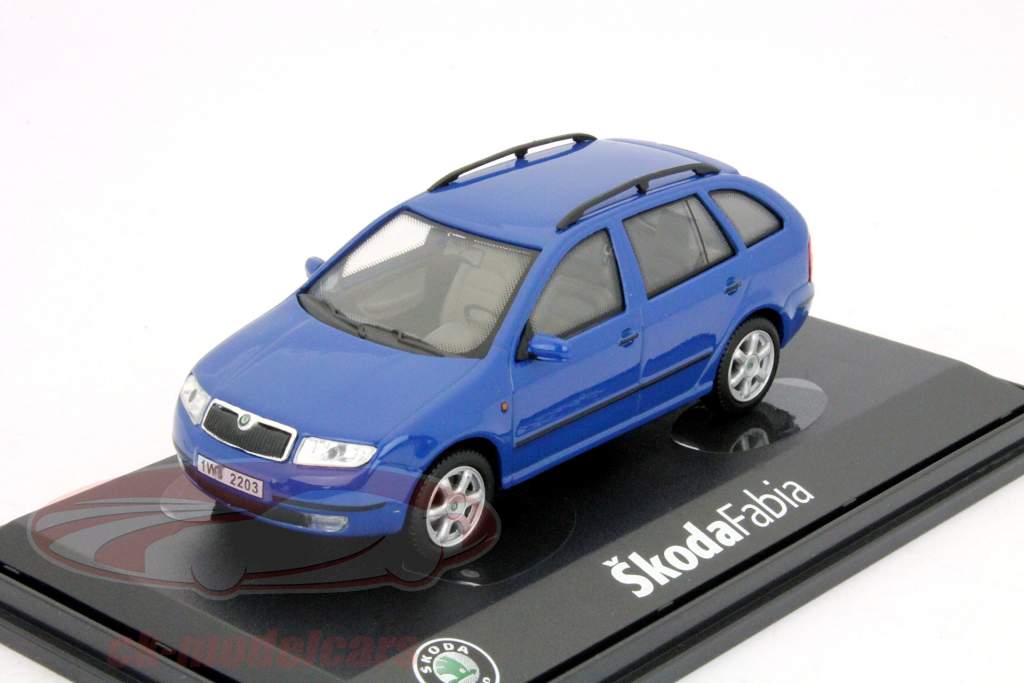 Skoda Fabia Combi anno 1999 hellblau 1:43 Abrex
