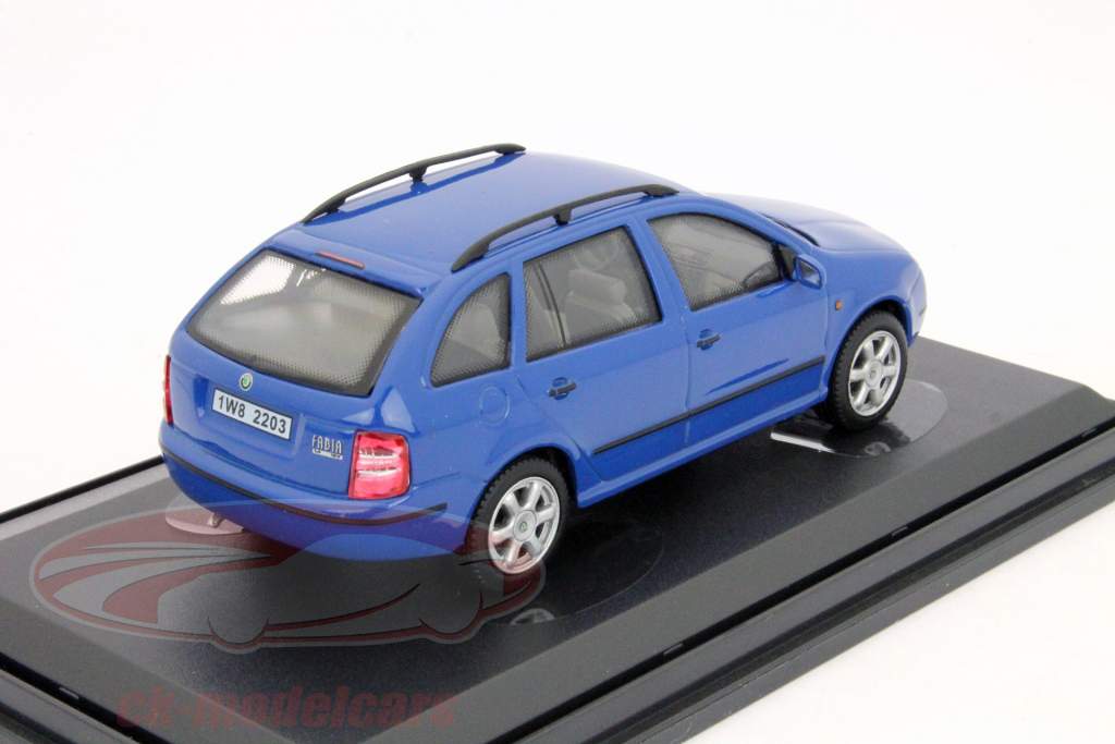 Skoda Fabia Combi année 1999 hellblau 1:43 Abrex