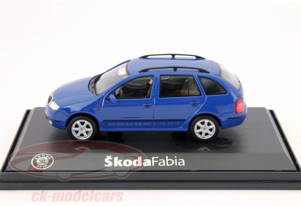 Skoda Fabia Combi année 1999 hellblau 1:43 Abrex