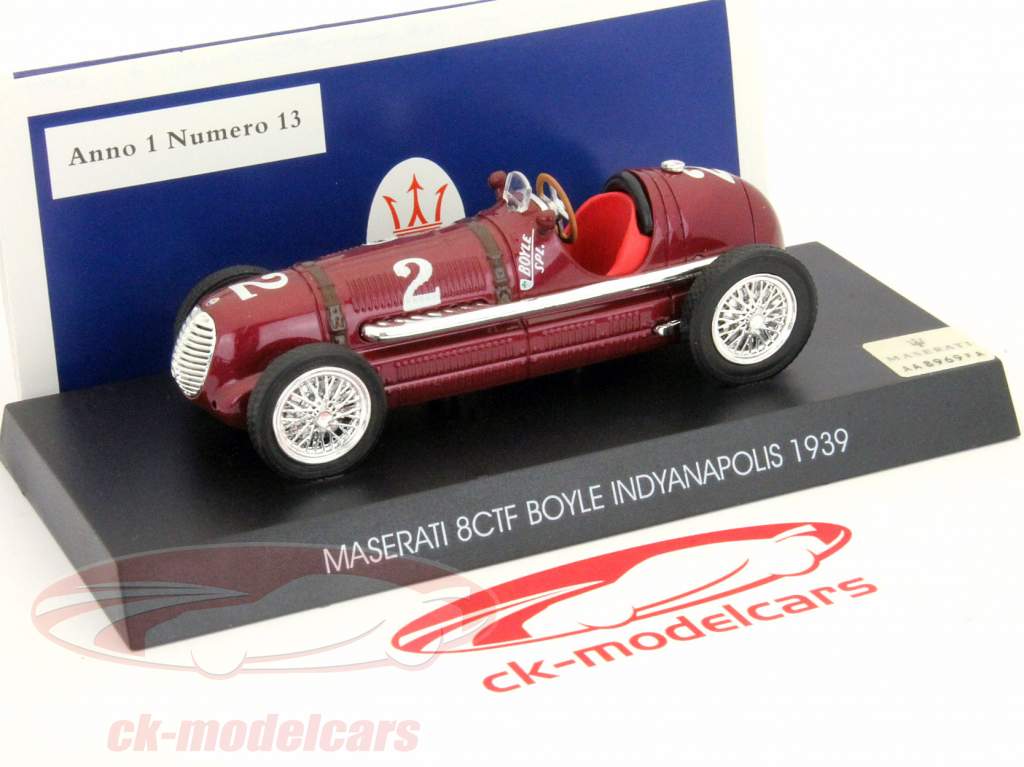 玛莎拉蒂8CTF＃2博伊尔Indianopolis 1939 1:43 Altaya
