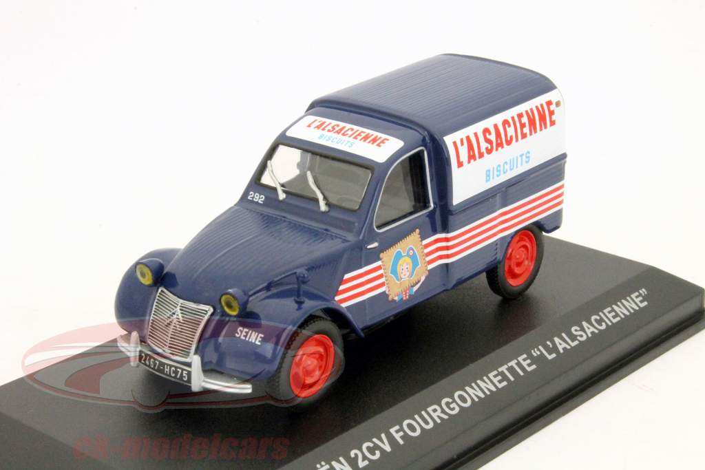 Citroen 2CV van L Alsacienne 1:43 Altaya