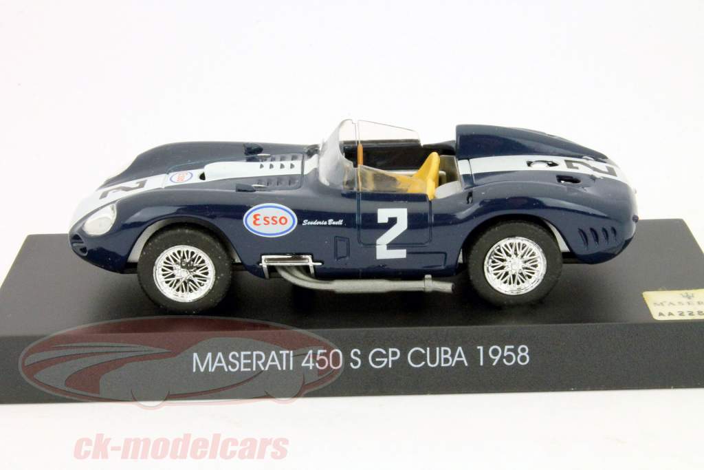 マセラティ450のS＃2 GPキューバ1958 1時43 Altaya