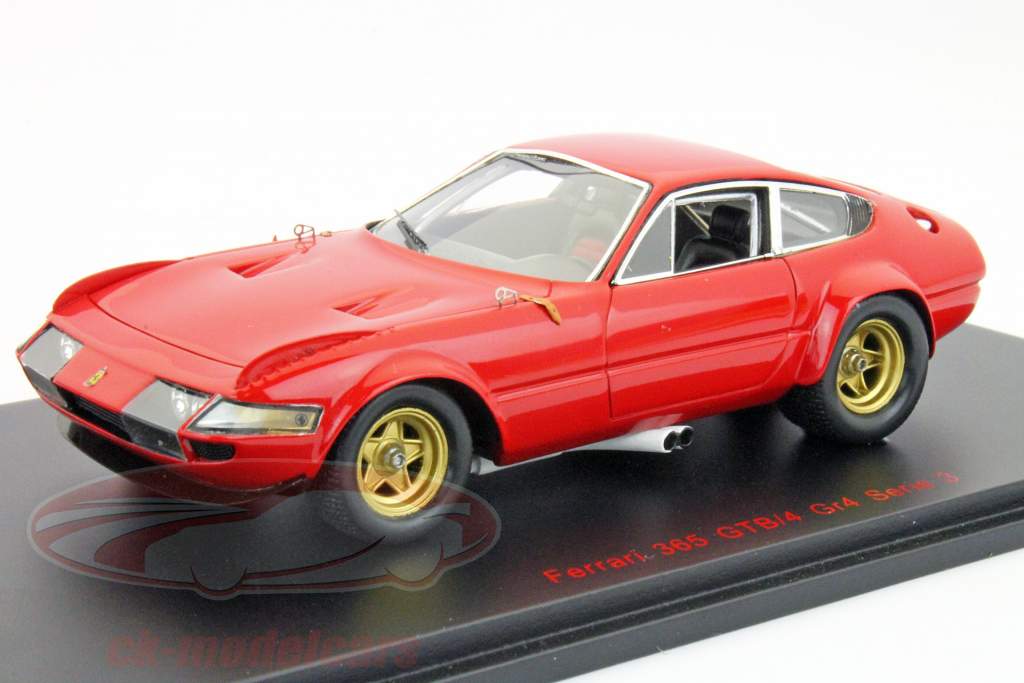 法拉利365 GTB / 4大小的4系列3红/红1:43星火