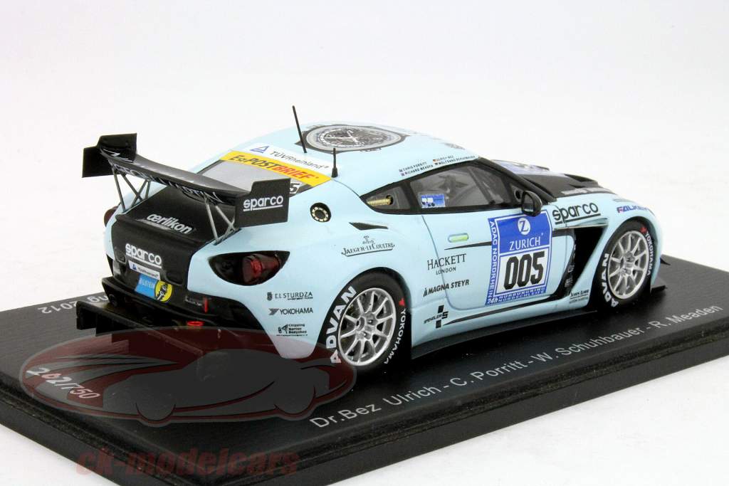 Aston Martin Zagato #005 24h Нюрбургринг 2012 1:43 Искру