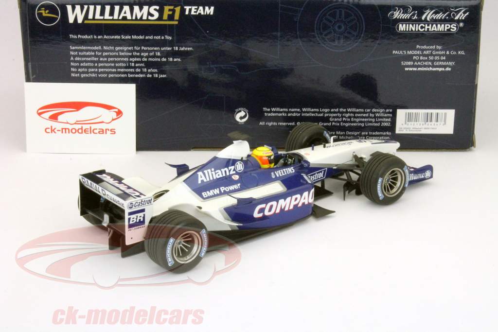 Minichamps 1:18 R. Schumacher BMW Williams FW24 formula 1