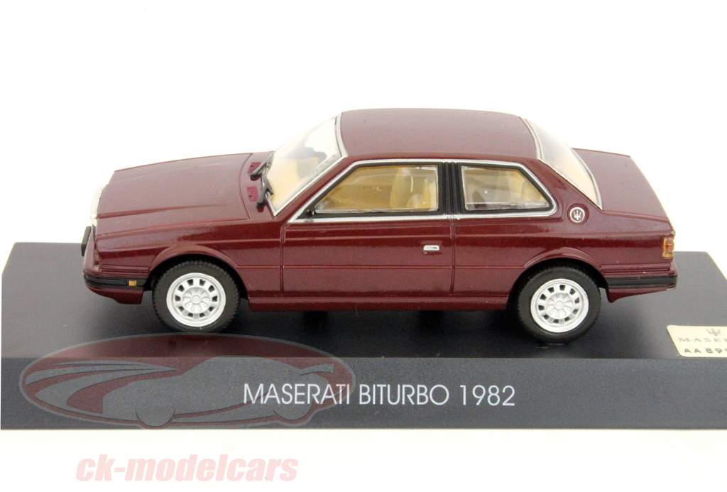 マセラティBITURBO 1982年赤1時43 Altayaの