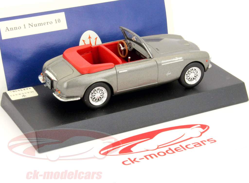 玛莎拉蒂Spyder的2000 A6G Frua 1952年年度灰色1:43 Altaya