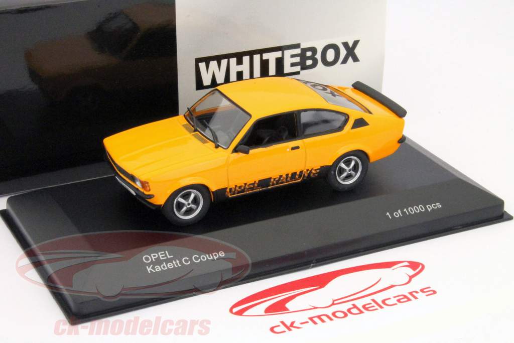 オペルKadettでCクーペ1973オレンジ1時43分モデルWhiteBox