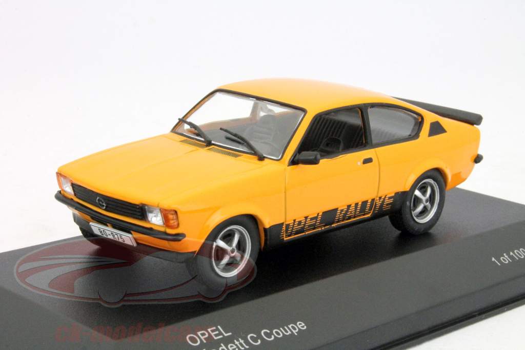 オペルKadettでCクーペ1973オレンジ1時43分モデルWhiteBox