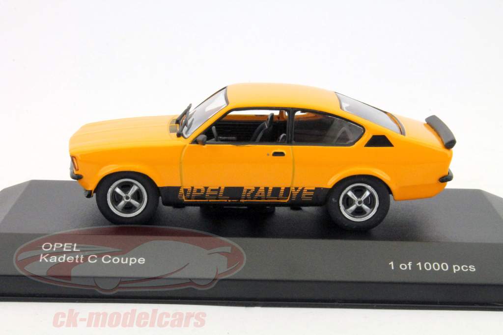 オペルKadettでCクーペ1973オレンジ1時43分モデルWhiteBox