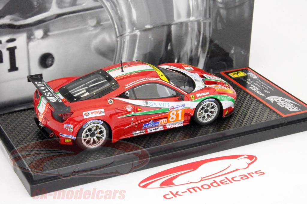 フェラーリ458 GTC 81位24時間ルマン2012 Perazzini、Cadei、グリフィン1時43分BBR