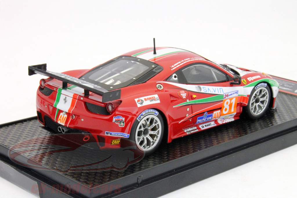 フェラーリ458 GTC 81位24時間ルマン2012 Perazzini、Cadei、グリフィン1時43分BBR