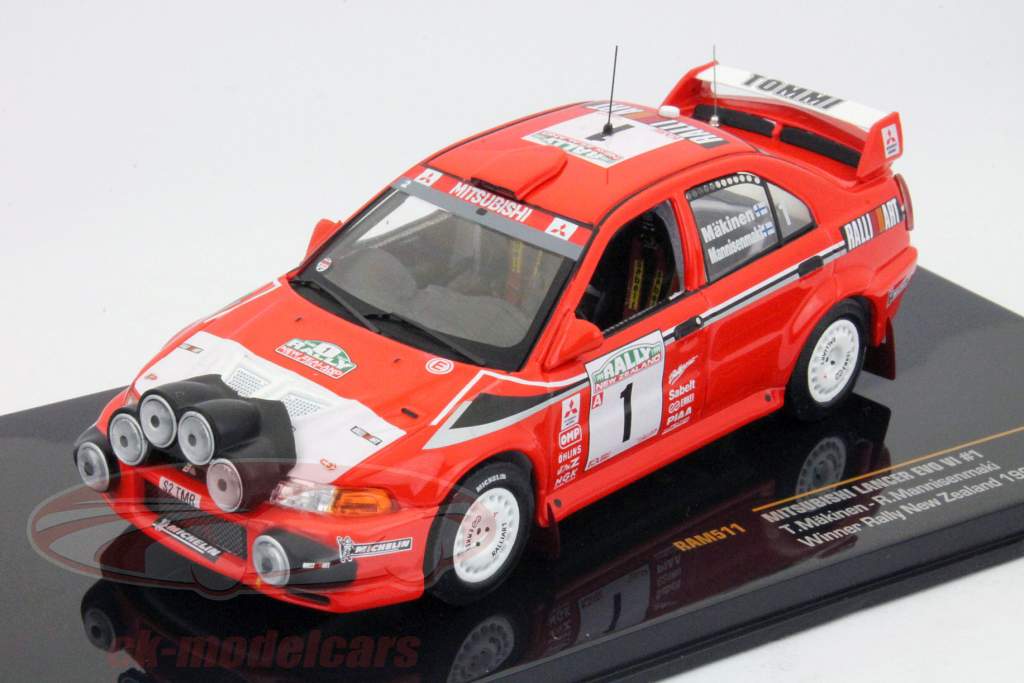 Mitsubishi Lancer Evo VI #1 Vinder Rally New Zealand 1999 1:43 Ixo
