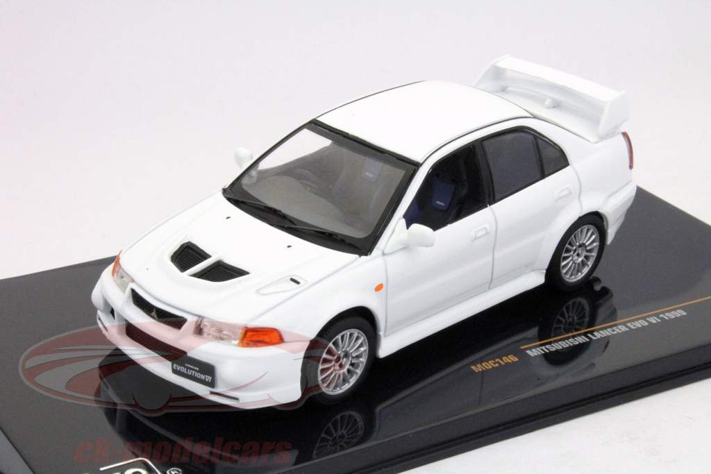 Mitsubishi Lancer Evo VI année 1999 blanc 1:43 Ixo