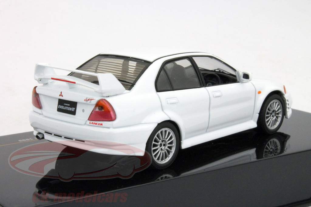 Mitsubishi Lancer Evo VI année 1999 blanc 1:43 Ixo
