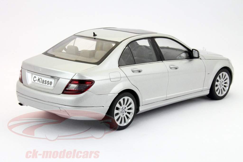 メルセデス·ベンツCクラスセダンエレガンス銀オートアート1時18分