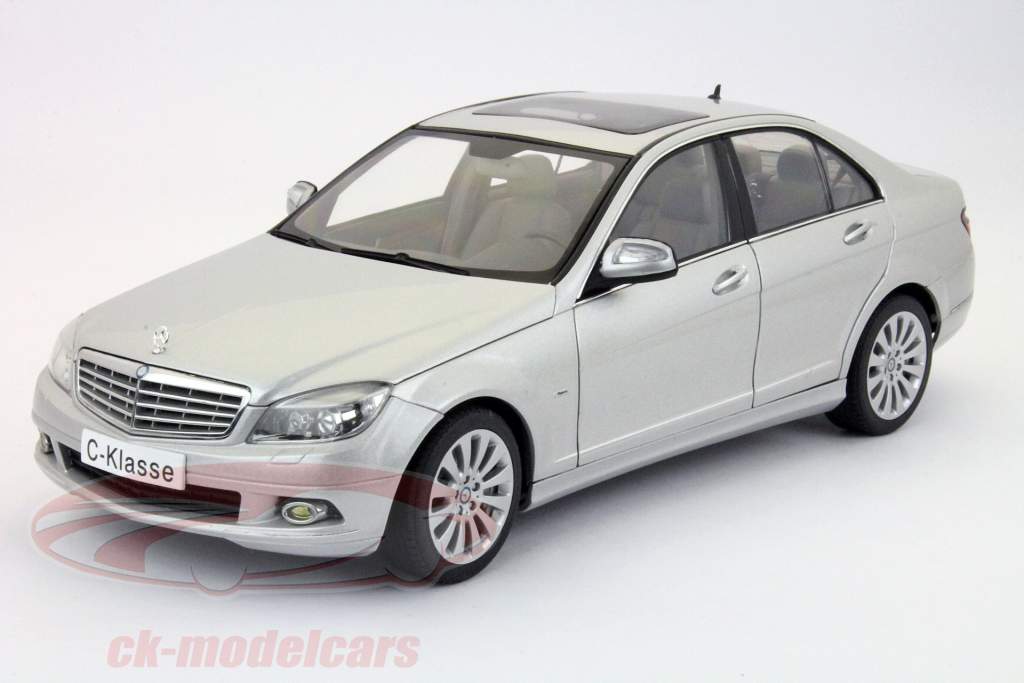 メルセデス·ベンツCクラスセダンエレガンス銀オートアート1時18分