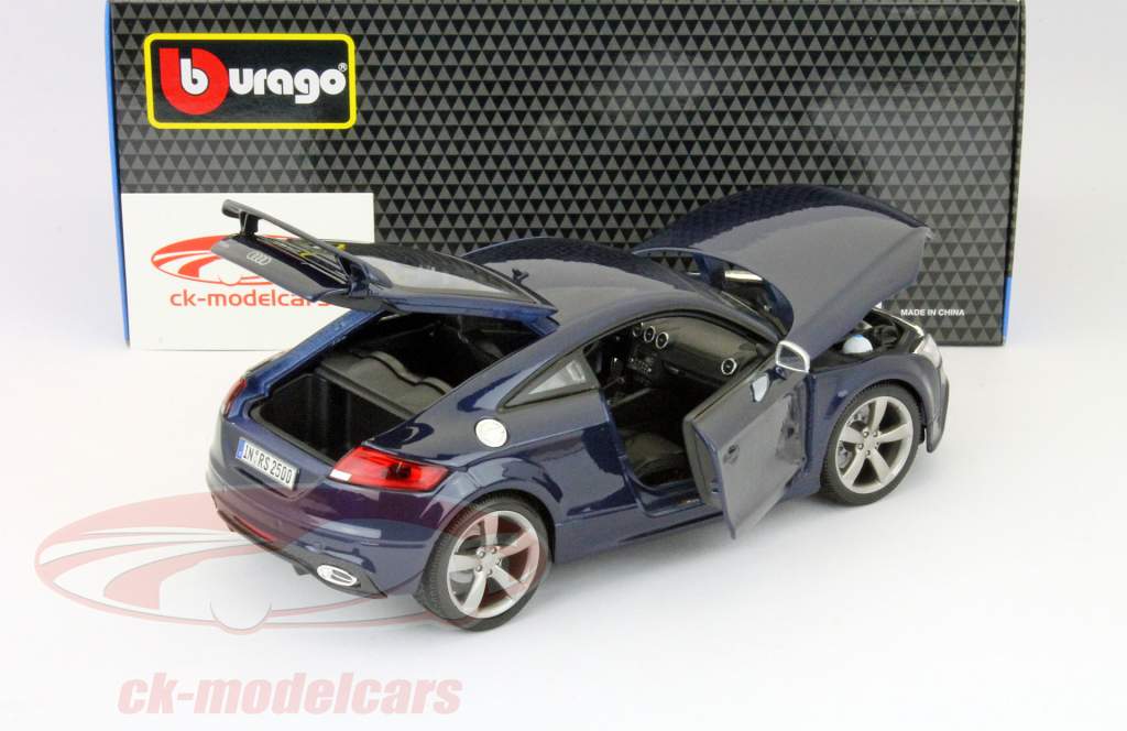 アウディ TT RS 年 2009 ブルー 1:18 完成モデル