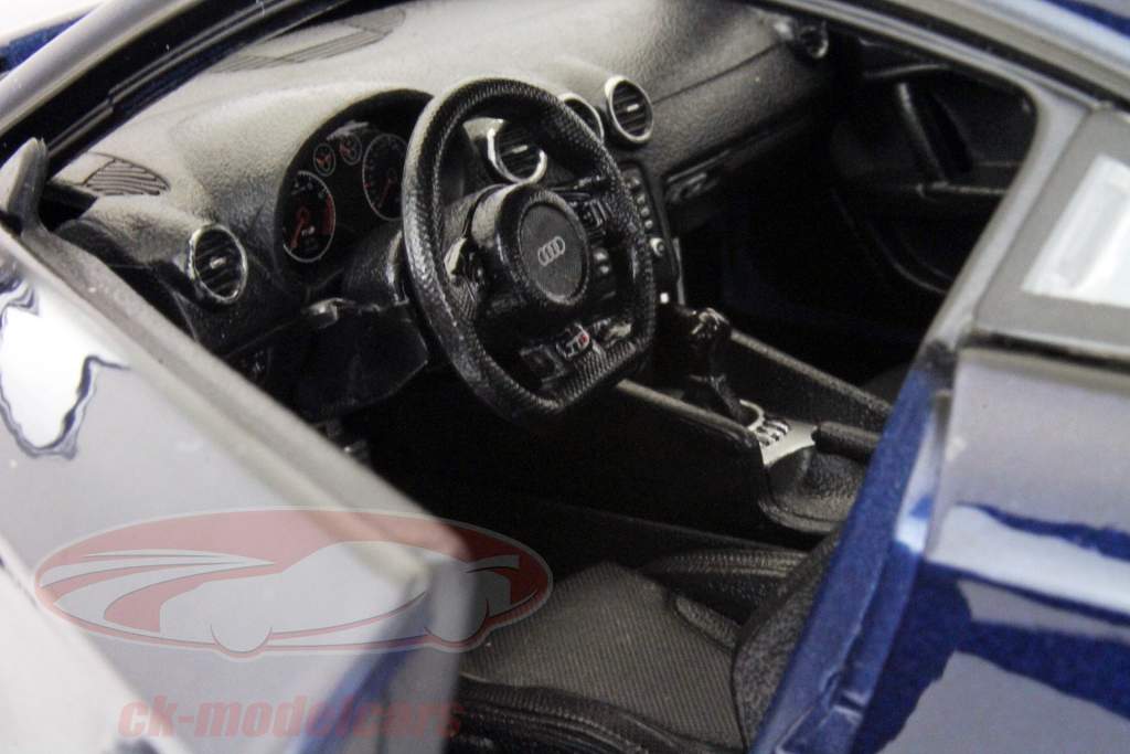 アウディ TT RS 年 2009 ブルー 1:18 完成モデル