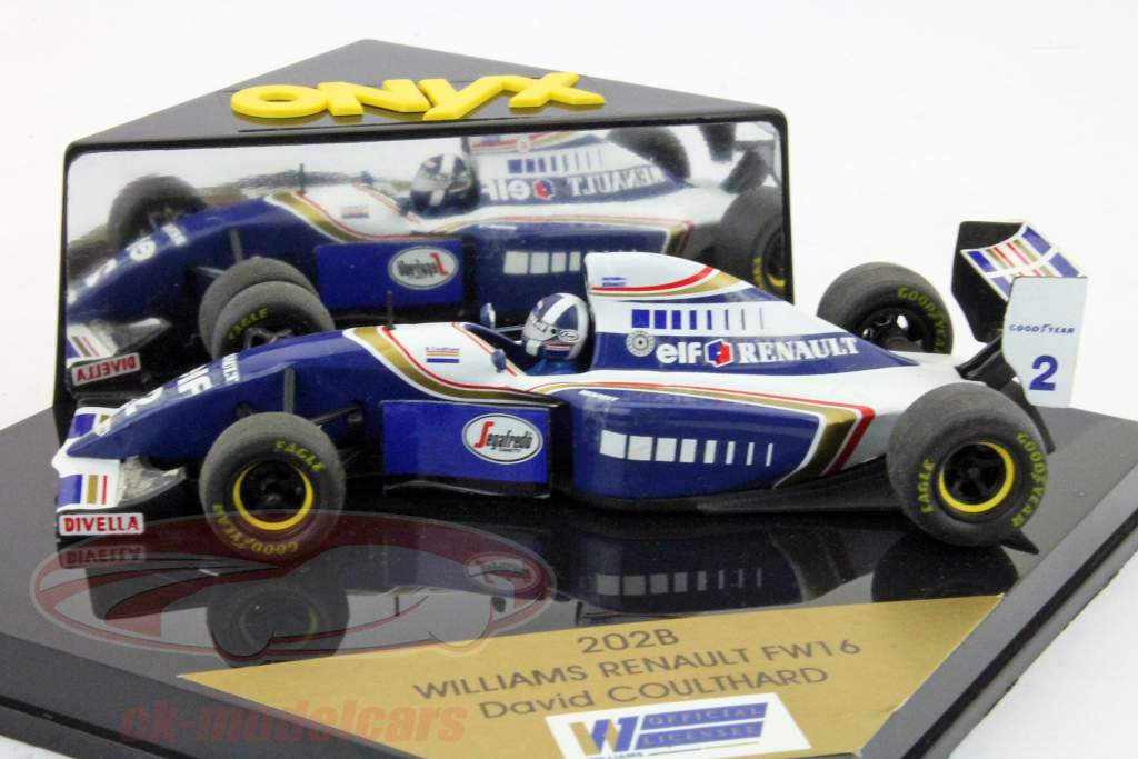 D. Coulthard Williams Renault FW 16 Formel 1 1994 1:43 Onyx