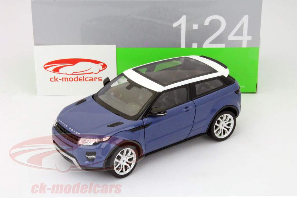 Land Rover Range Rover Evoque построен в 2011 году сине 1:24 Welly