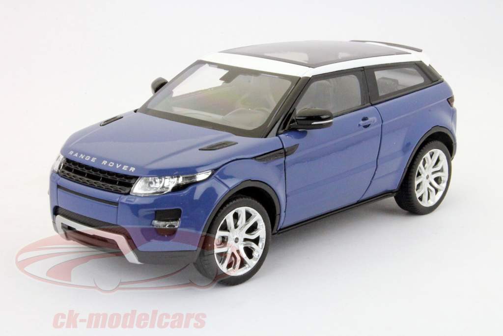 Land Rover Range Rover Evoque построен в 2011 году сине 1:24 Welly