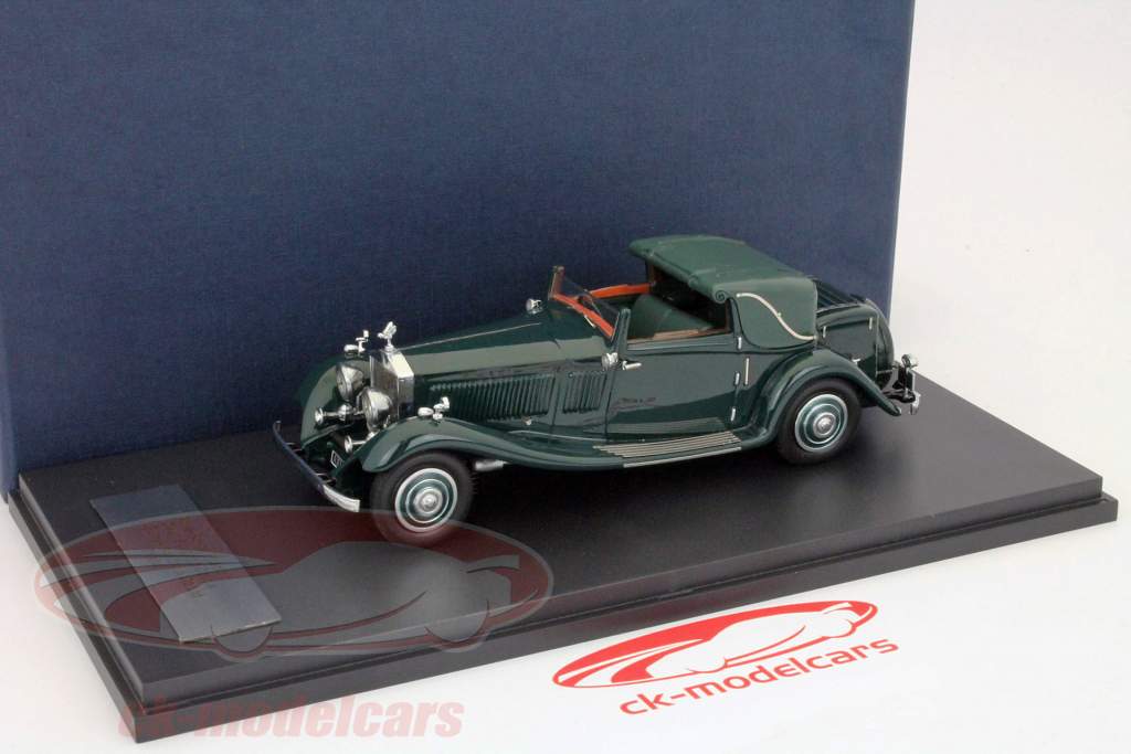 Rolls Royce Phantom II Оуэн Sedanca Coupe Темно-зеленый 1:43 Neo
