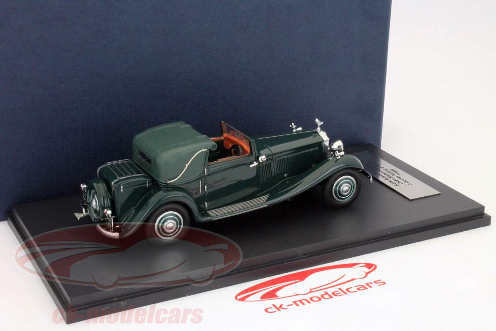 Rolls Royce Phantom II Оуэн Sedanca Coupe Темно-зеленый 1:43 Neo