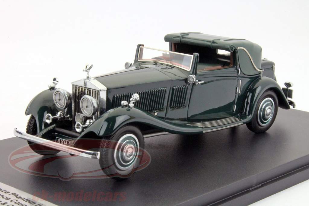 ロールスロイスファントムIIオーウェンSedancaクーペダークグリーン1時43分ネオ