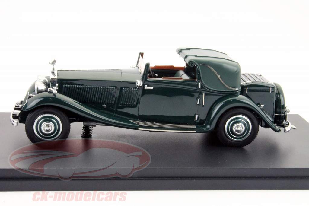 Rolls Royce Phantom II Оуэн Sedanca Coupe Темно-зеленый 1:43 Neo