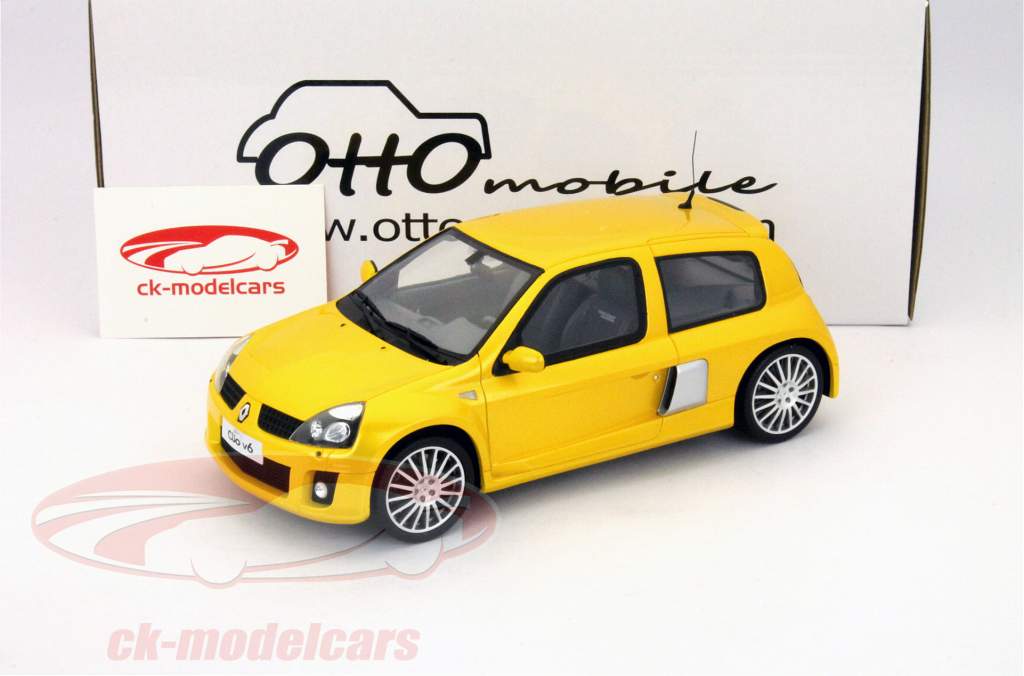 Renault Clio V6 II amarilla Ph. 1:18 Ottomobile