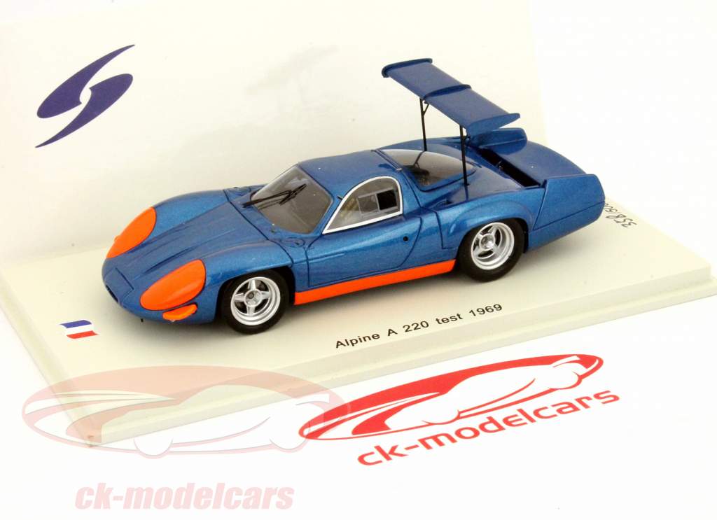 アルパイン220テスト1968 1:43スパーク