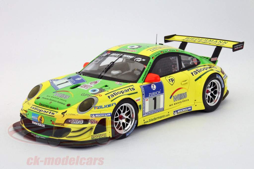 Spark 1:18 ポルシェ911 GT3 RSR＃1マンタイレーシングウィナー